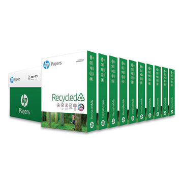 HP Papers Recycled30 Paper, 92 Bright, 20lb, 8.5 X 11, White, 500 Sheets-ream, 10 Reams-carton freeshipping - TVN Wholesale